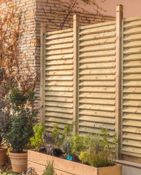 Louvred Panel with Adjustable Slats