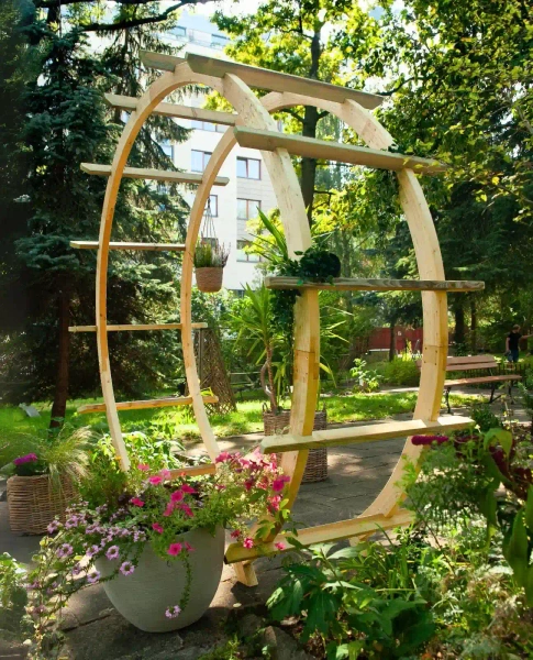Moongate Garden Arch Double Elongated