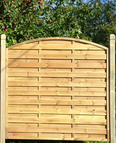 Hamburg Fence with Arch and Gate