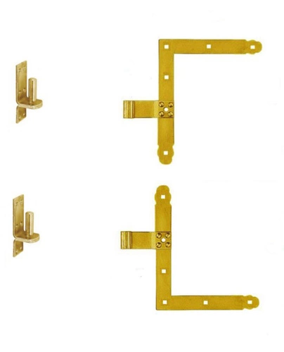 A set of two hinges