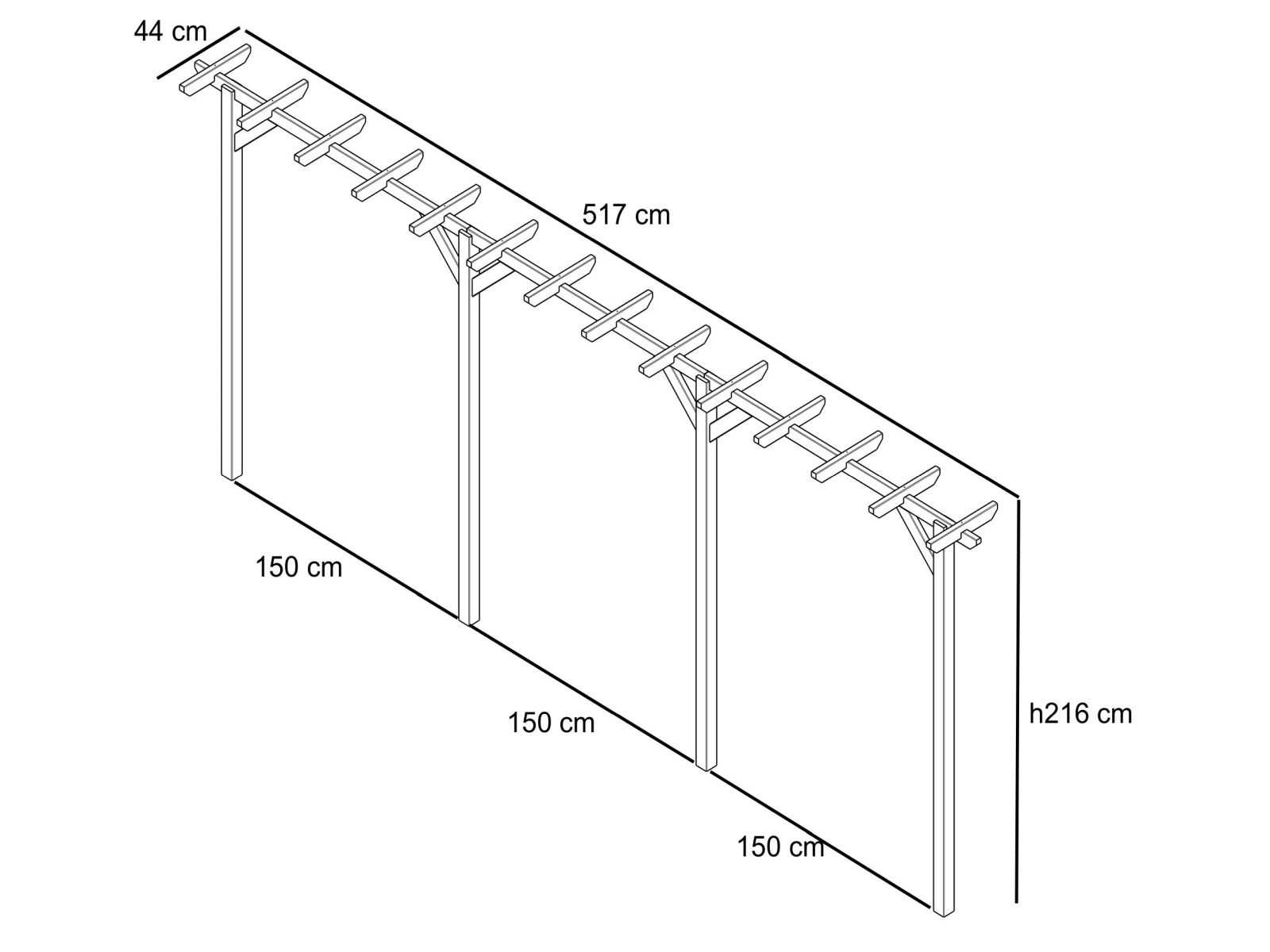 York trellis triple h215x517