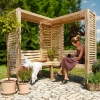 Milton Contemporary Corner Arbour