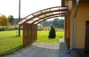 Ludlow Lean-to Carport with PVC roof