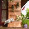Larix planter with flap - Rene - h231x59x43