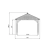 Cotswold Canopy with Venetian Shutter Panels