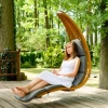 Wave hanging lounger h145x168x66 colour Amber