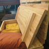 Piano Larix Planter Cover Bench 89cm