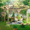 Carousel Wooden Pergola - Short Rafters