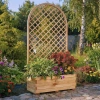 Bermuda Planter with Trellis