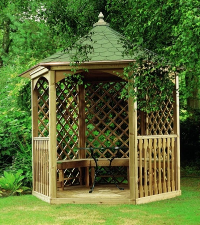 Gazebo Bronte duża ? 265 cm z gontem