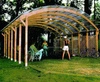 Conwy Double Carport with PVC roof