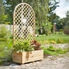 Bermuda Planter with Trellis