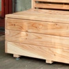 Piano Larix Planter Cover Bench 25 x 89cm