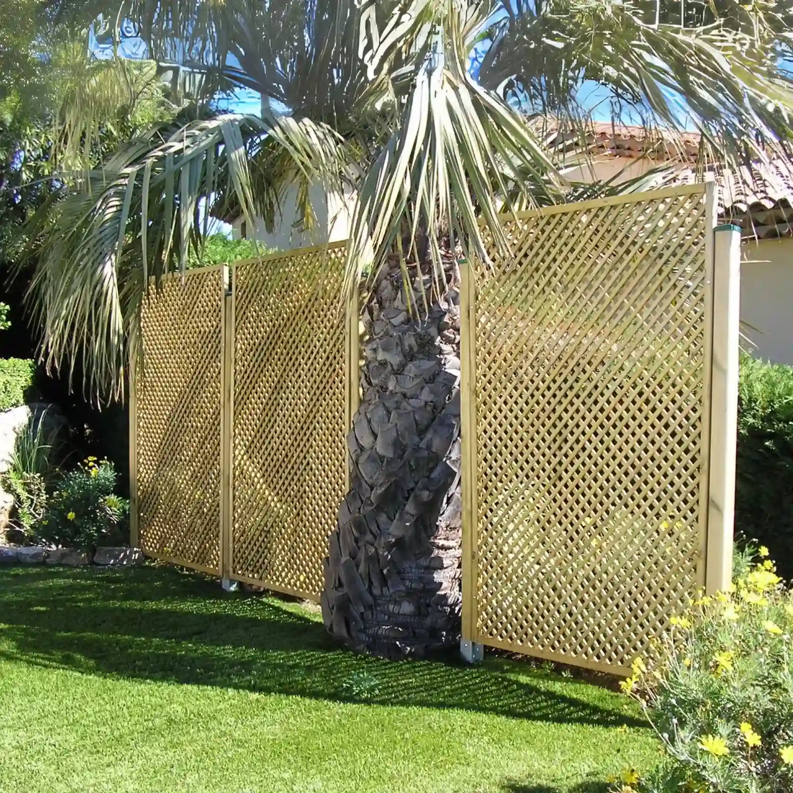 Privacy Diamond Trellis h183 x 180 cm
