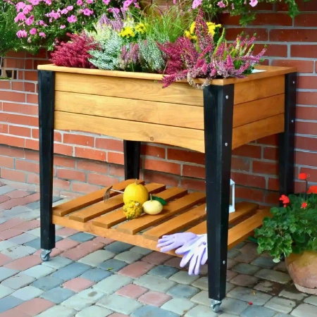 Normandie Amber-Black Planter