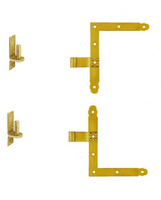 A set of two hinges