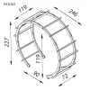 Moongate Garden Arch Double Elongated