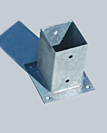 Metal Post Holder for Concrete 7 x 7 x 15 cm