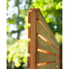 Double Slated Larix Panel h180 x 180cm