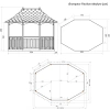Brompton Tiled Pavilion Gazebo