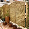 Privacy Diamond Trellis with Convex Arch