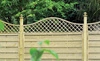 English Trellis Top with Omega Arch